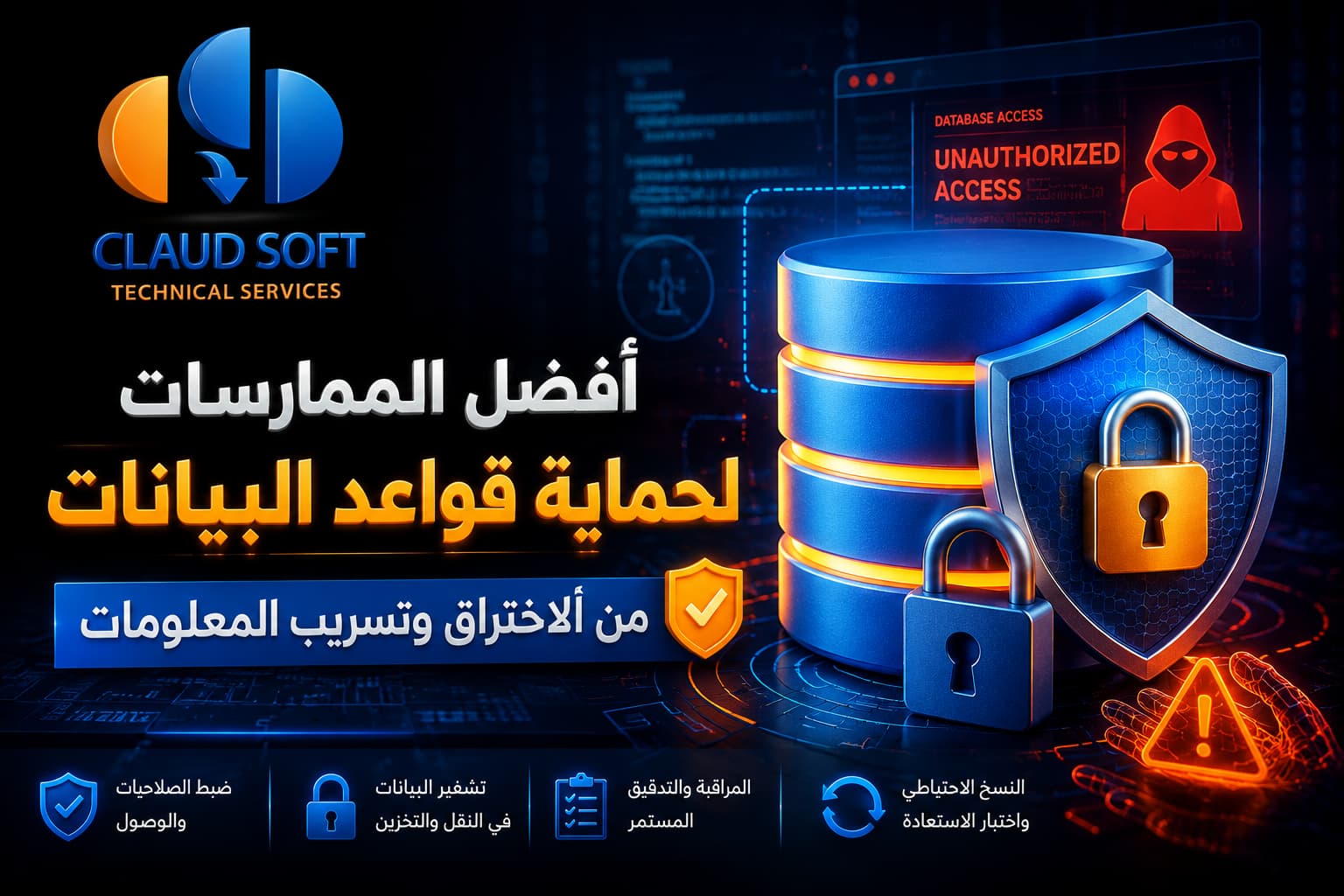 أفضل الممارسات لحماية قواعد البيانات من الاختراق وتسريب المعلومات